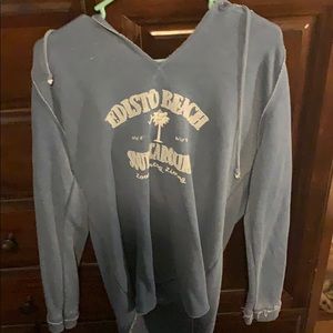 Greyish Blue Edisto Beach South Carolina Hoodie